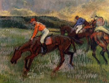 埃德加 德加 Three Jockeys 埃德加 德加 Three Jockeys